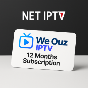 Net IPTV 12 Months Official Activation Code – Weouz IPTV