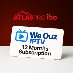 Atlas Pro IBO 12 Months Official Activation Code – Weouz IPTV