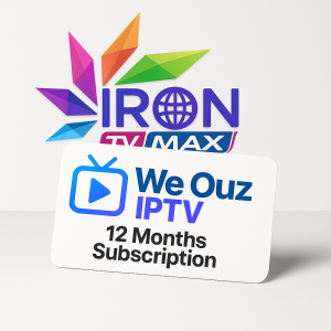 IRON TV MAX 12 Months Official Activation Code – Weouz IPTV