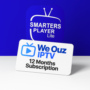 Smarters Player Lite 12 Months Official Activation Code – Weouz IPTV