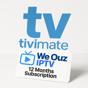 TiviMate 12 Months Official Activation Code – Weouz IPTV