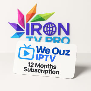 IRON TV PRO 12 Months Official Activation Code – Weouz IPTV